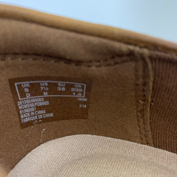 Clarks Sashlin Aleta Bootie Tan Leather Size 7.5 - Picture 9 of 9